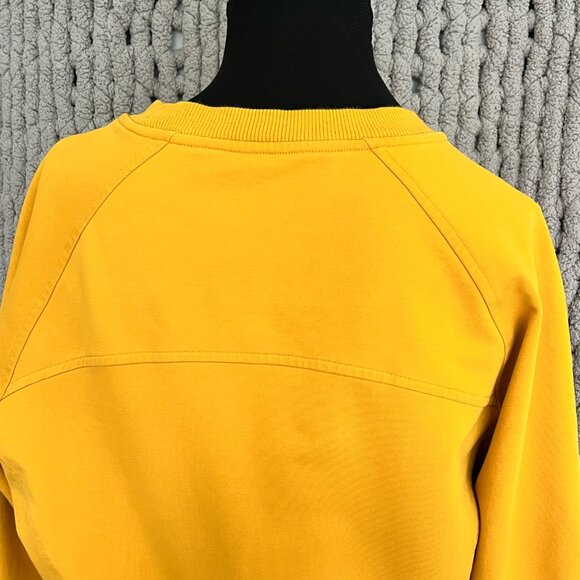 Lululemon Mustard Yellow Crewneck Sweatshirt with kangaroo pocket Size 10 - Picture 10 of 12